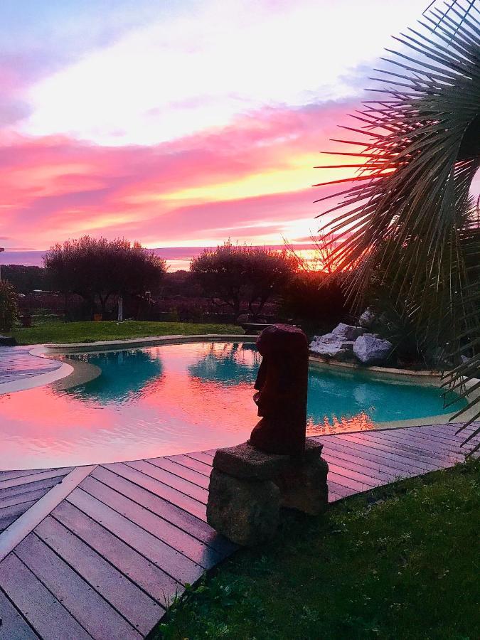 Le Clos Des Vignes Junas Luaran gambar